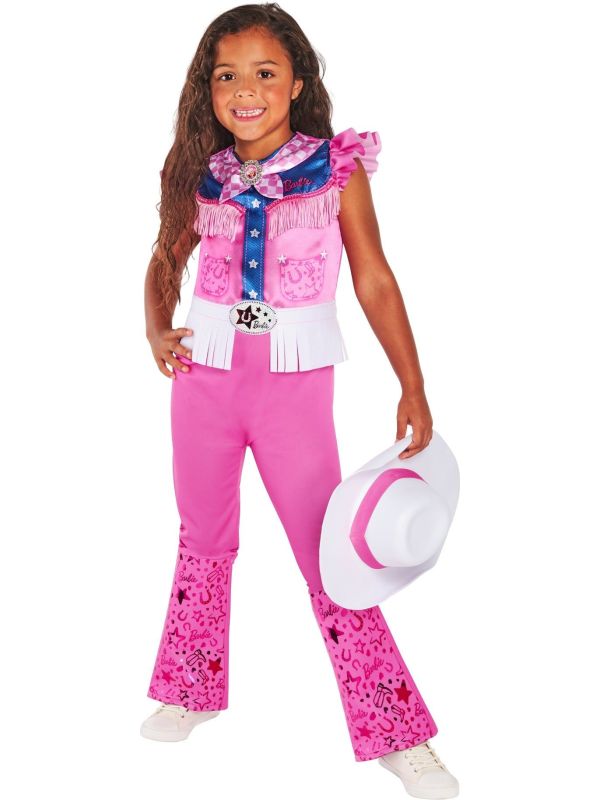 Barbie Cowgirl Kind Kostuum Roze