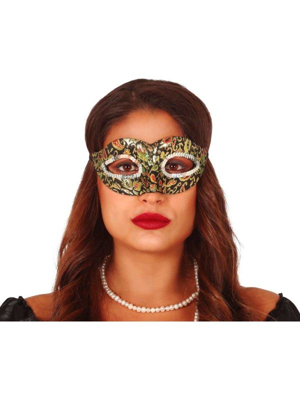 Barok Print Oogmasker