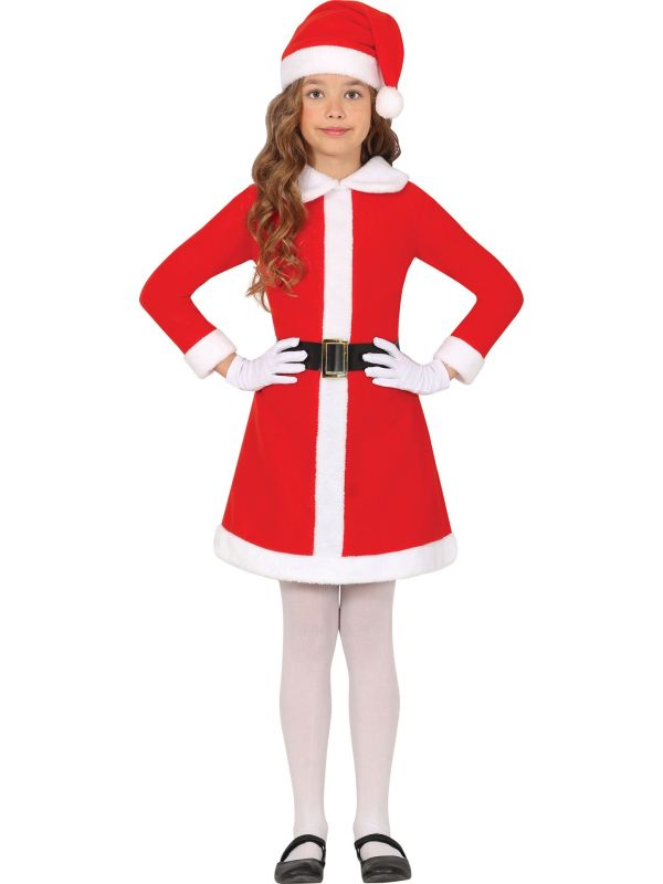 Basis Kerstvrouw Jurk Kind