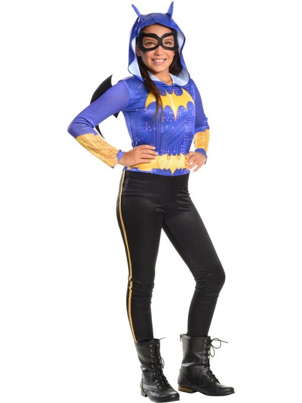 Batgirl Jumpsuit Blauw met Capuchon Meisjes DC Super Hero Girls