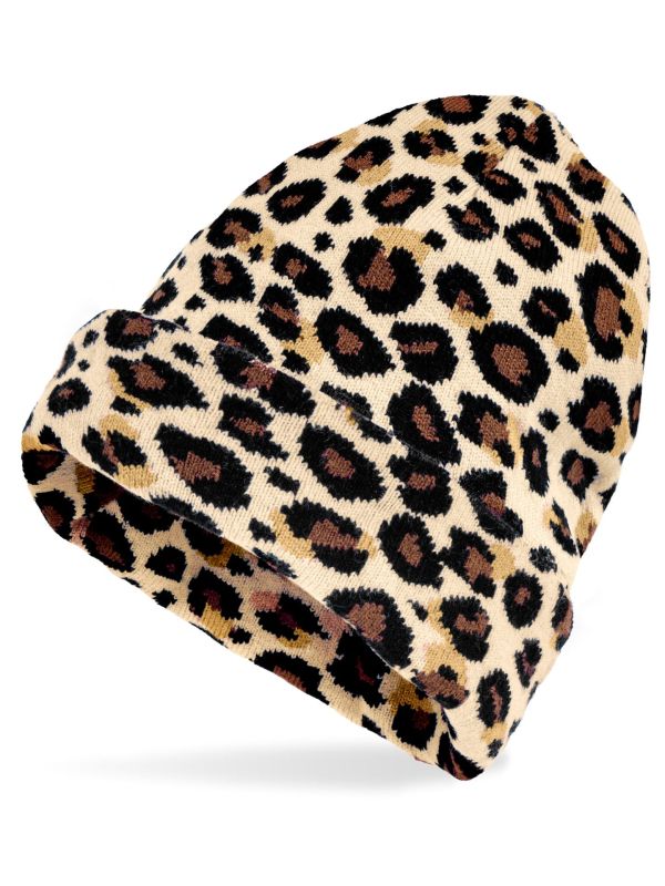 Beanie Carnaval Muts Luipaardprint Dames Heren