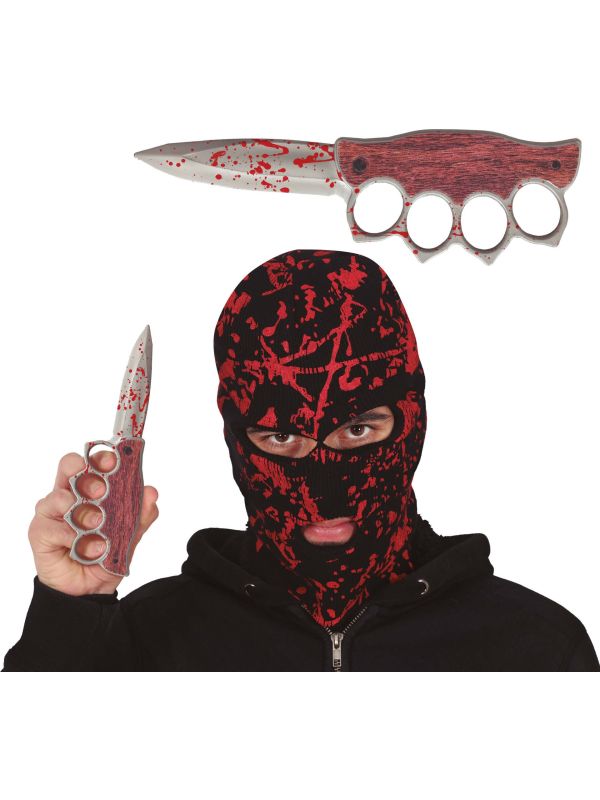 Bebloed Boksbeugel Mes