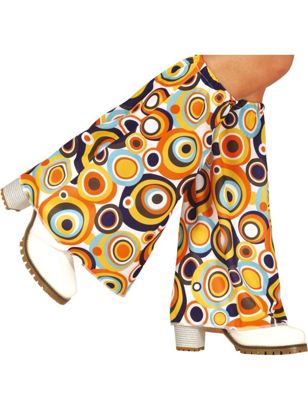 Beenwarmers 70's Volwassenen Retro Cirkels