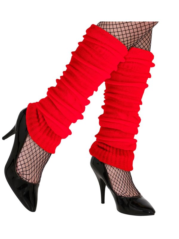 Beenwarmers Carnaval Rood Dames