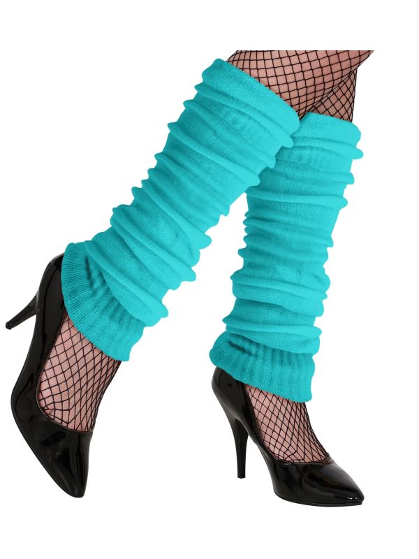 Beenwarmers Carnaval Turquoise Azure Dames