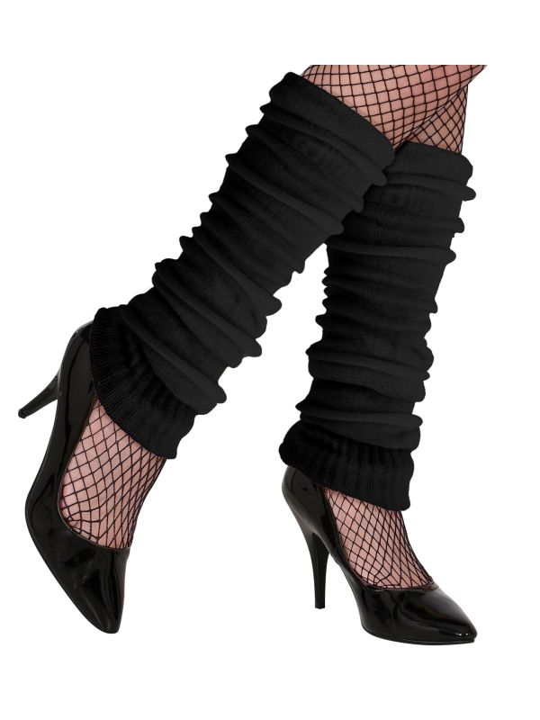 Beenwarmers Carnaval Zwart Dames