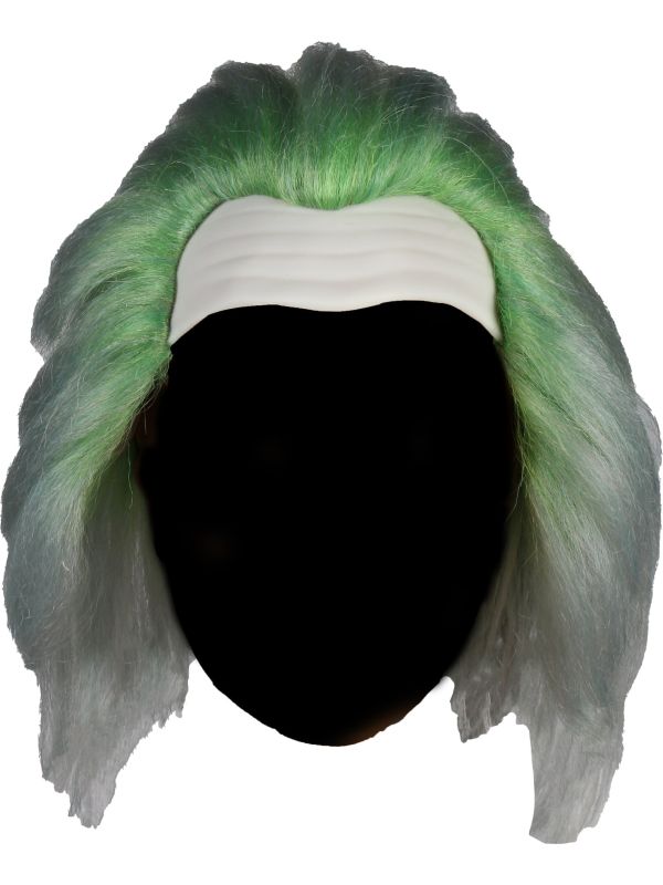 Beetlejuice Masker Latex met Groen Haar Halloween