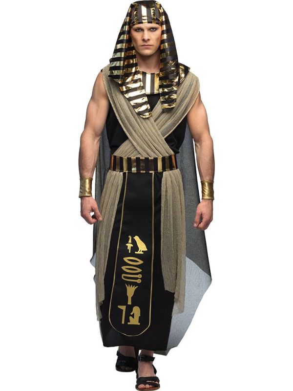 Beige Egyptische Farao kostuum Heren