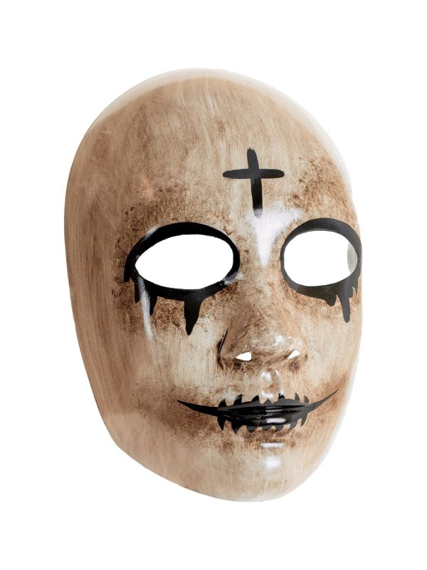 Beige Poppen Masker Commedia Dell'arte