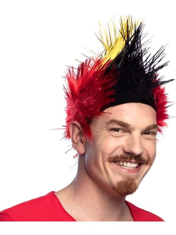 België Hanekam Punk Pruik