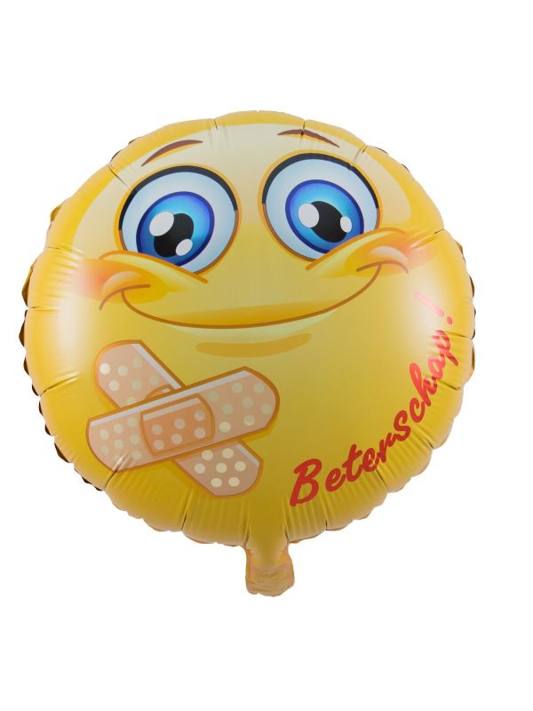 Beterschap Smiley Folieballon