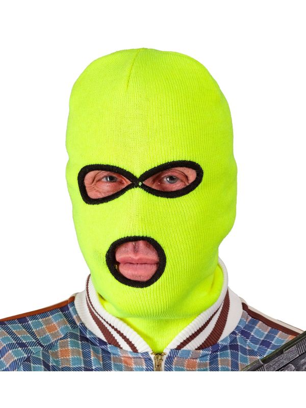 Bivakmuts Neon Geel Dames Heren Carnaval