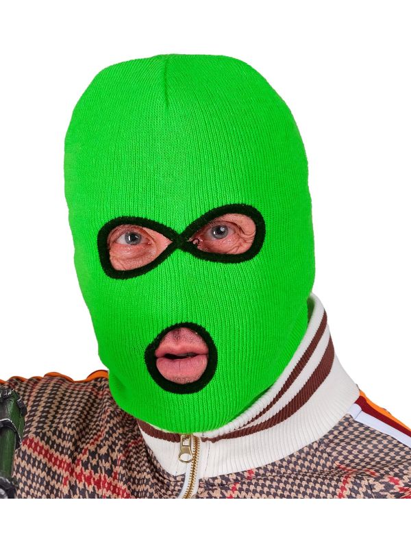 Bivakmuts Neon Groen Dames Heren Carnaval