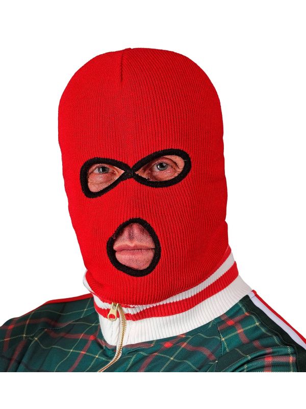 Bivakmuts Rood Dames Heren Carnaval