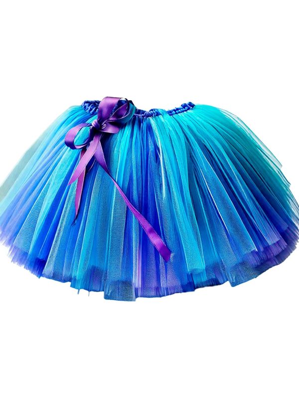 Blauw Groen Paarse Tutu met Binnenzak