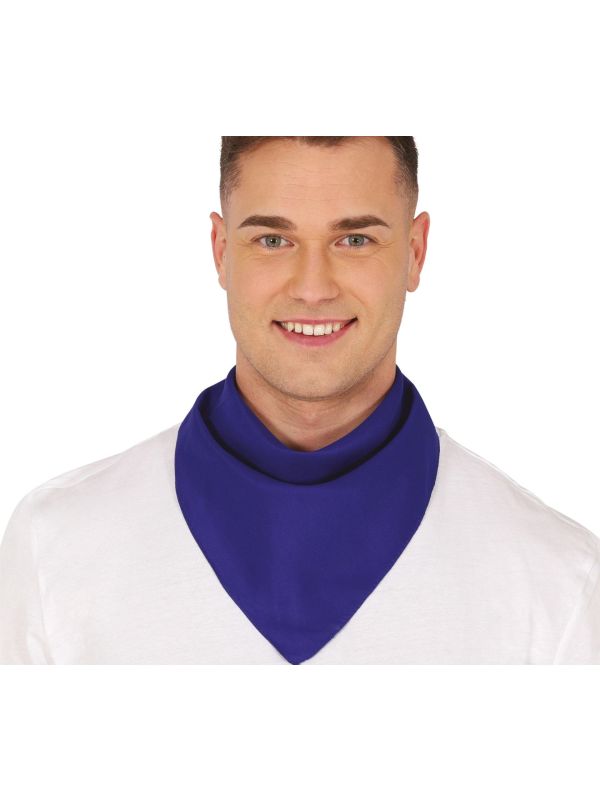 Blauwe Bandana Sjaal Volwassenen