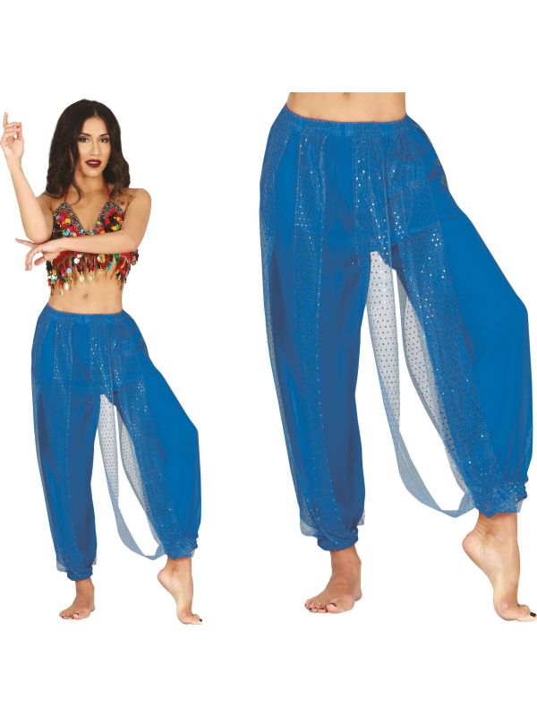 Blauwe Buikdansbroek Dames