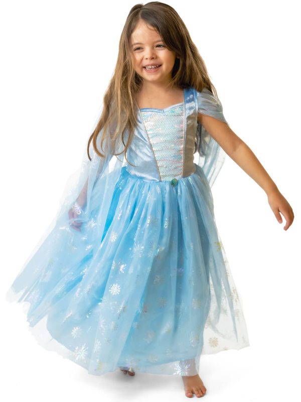 Blauwe Elsa Jurk Meisjes
