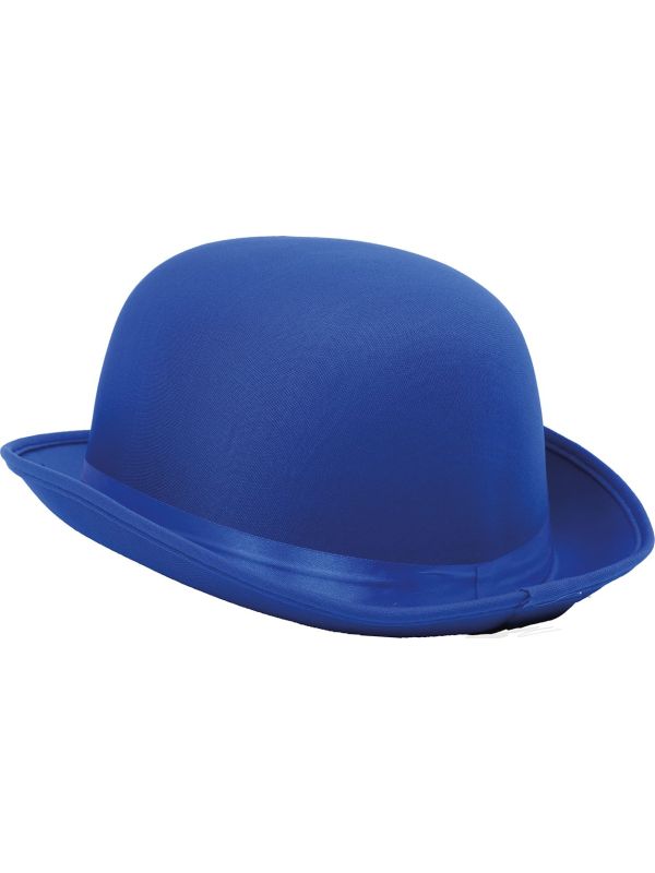 Blauwe Luxe Bolhoed Carnaval