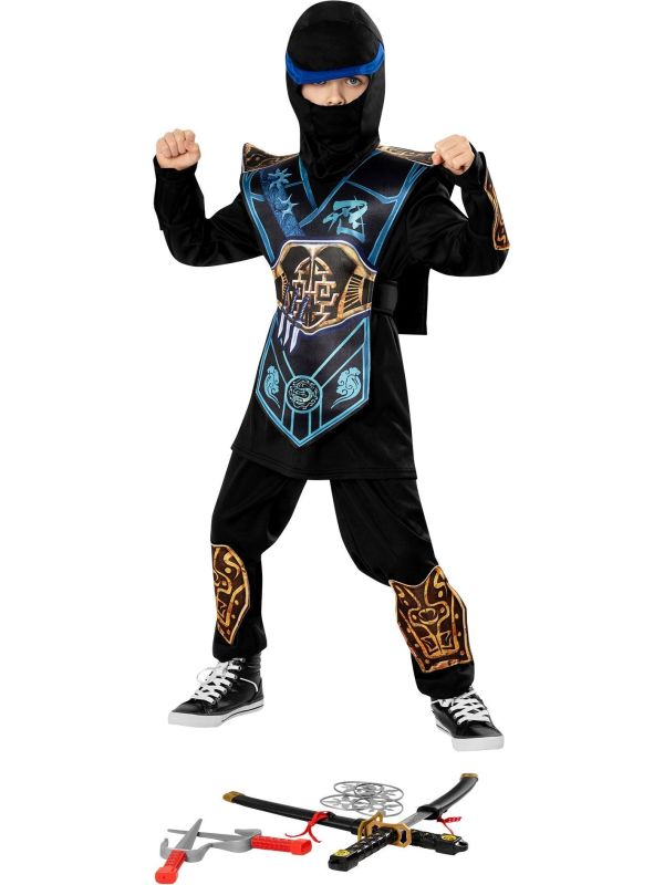 Blauwe Ninja Kostuum Jongens