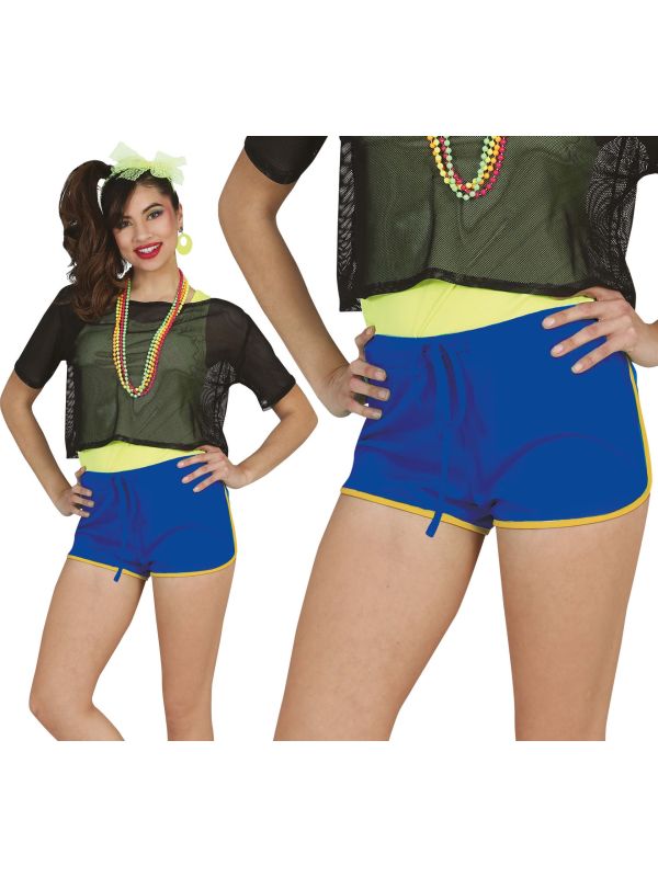 Blauwe Sportbroek 80's Dames