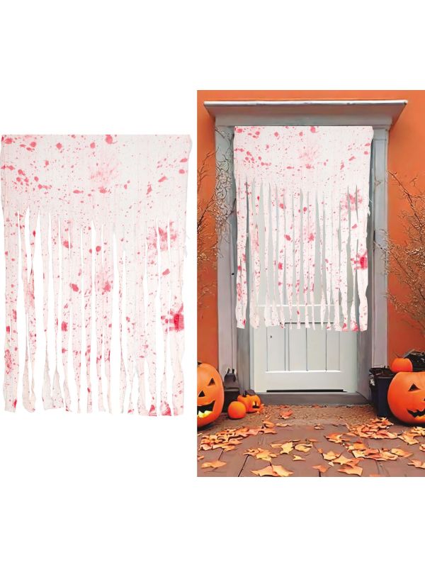Bloederig Gordijn Halloween