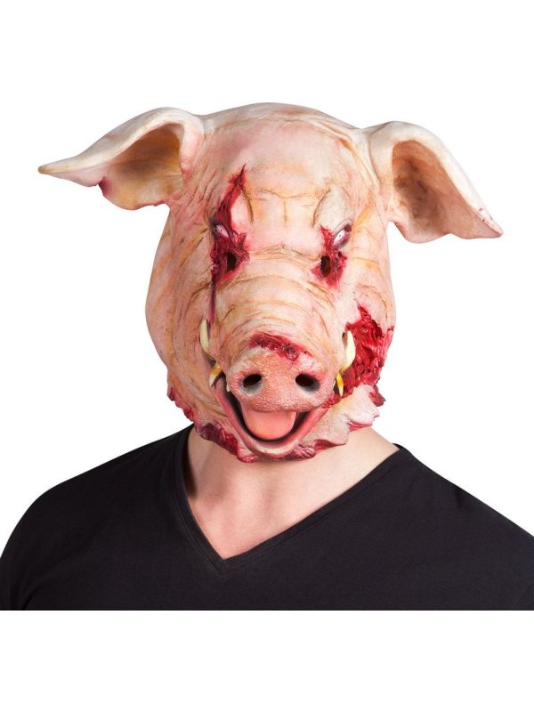 Bloederig Varken Hoofdmasker Latex