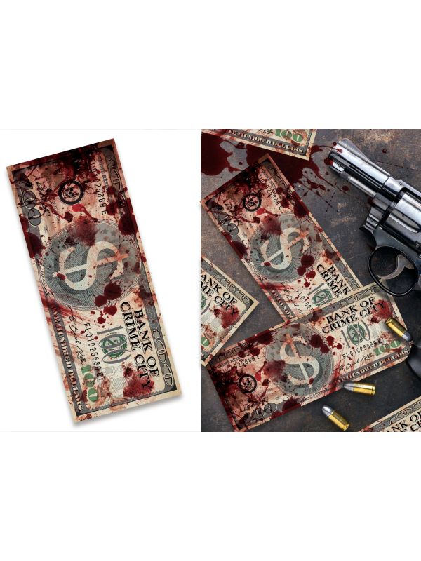 Bloederige Bankbiljetten 75 Stuks