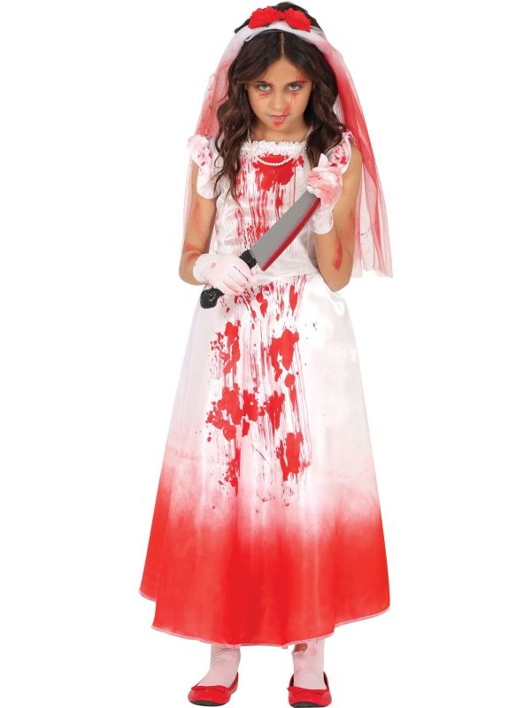 Bloederige Bruid Jurk Halloween Meisjes