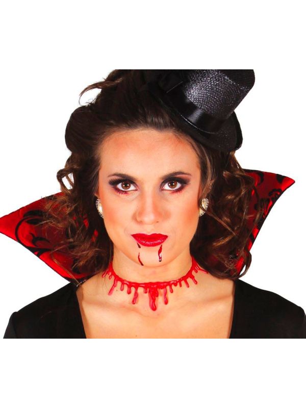 Bloederige Choker Ketting