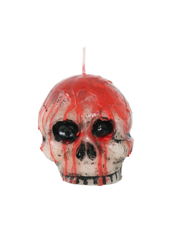 Bloederige Schedel Kaars