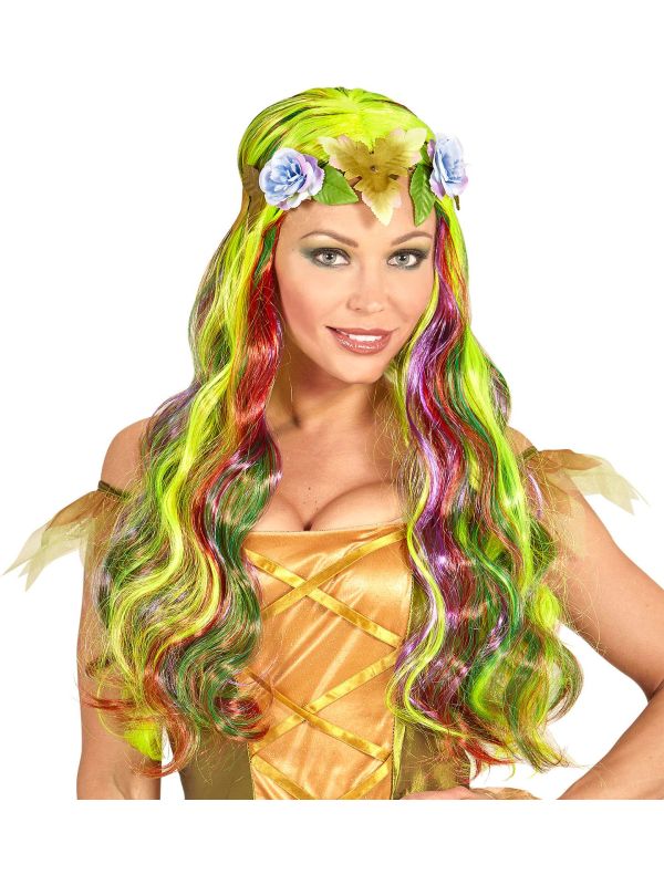 Bloemenfee Pruik