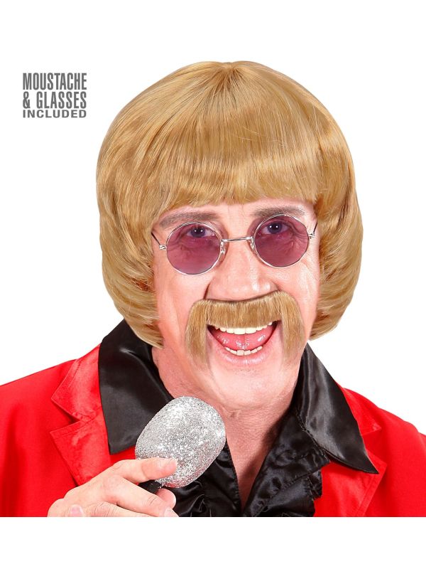 Blonde 60's Popster Pruik