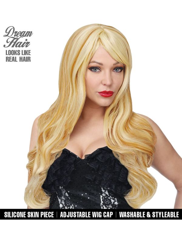 Blonde Dames Pruik