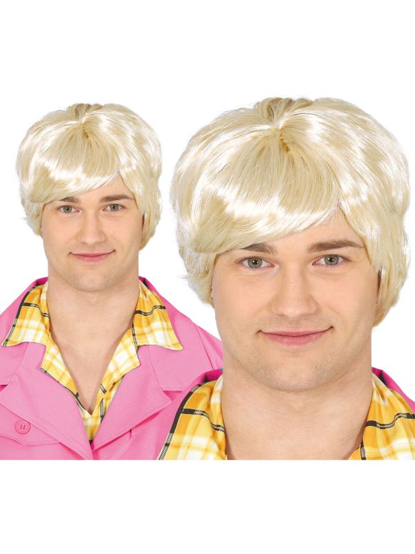 Blonde Ken Pruik Barbie
