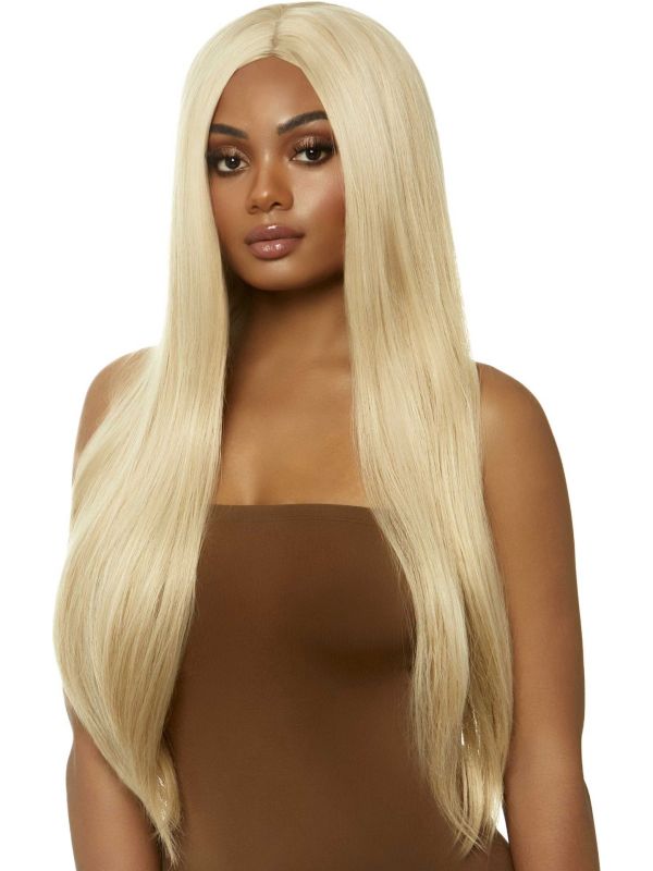 Blonde Lange Pruik Marijn