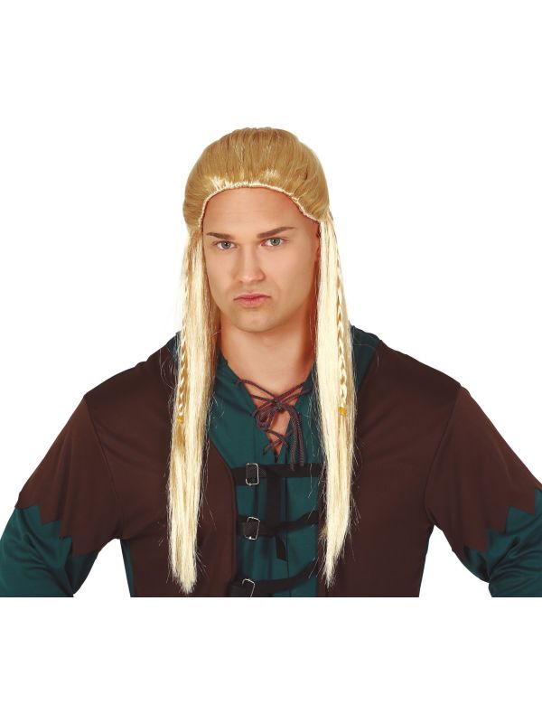 Blonde Legolas Boogschutter Pruik