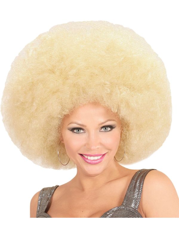 Blonde Maxi Afro Pruik
