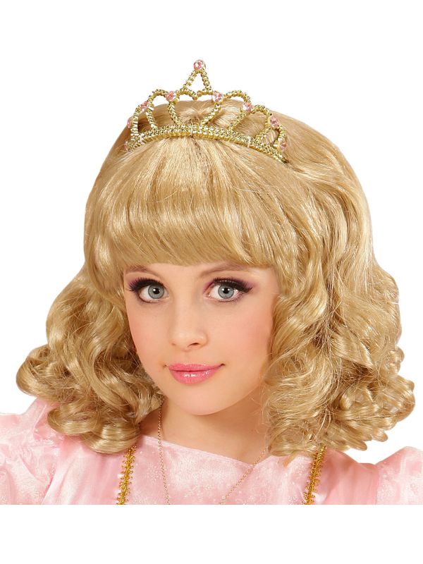 Blonde Prinses Pruik