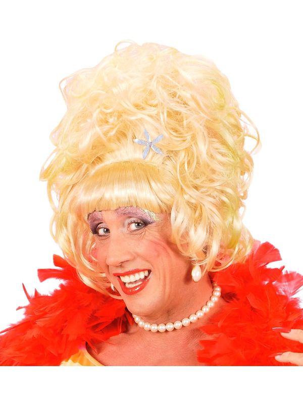 Blonde Travestiet Pruik