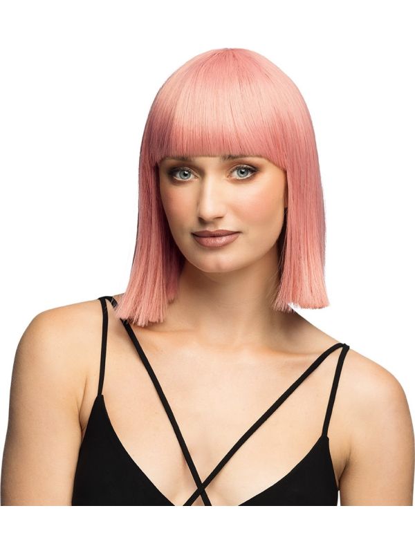 Bob Pruik Dames Koraal Roze
