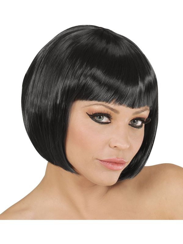 Boblijn Pruik Zwart