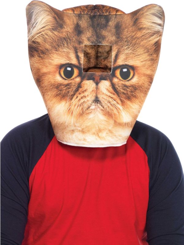 Boze Kat Schuim Masker