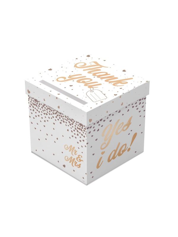 Bruiloft Rosé Goud Cadeau Enveloppendoos