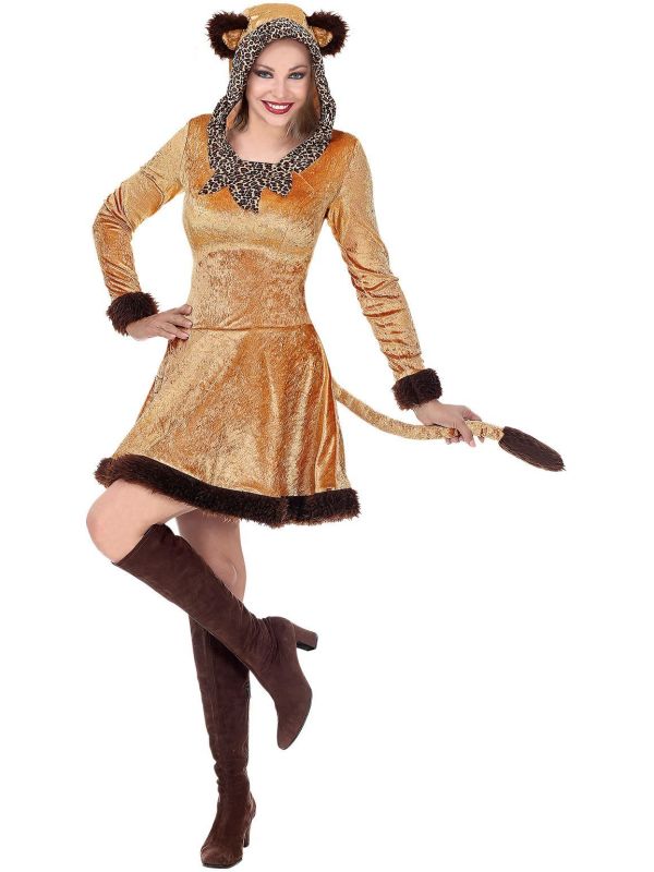 Bruin Panter Jurkje Dames