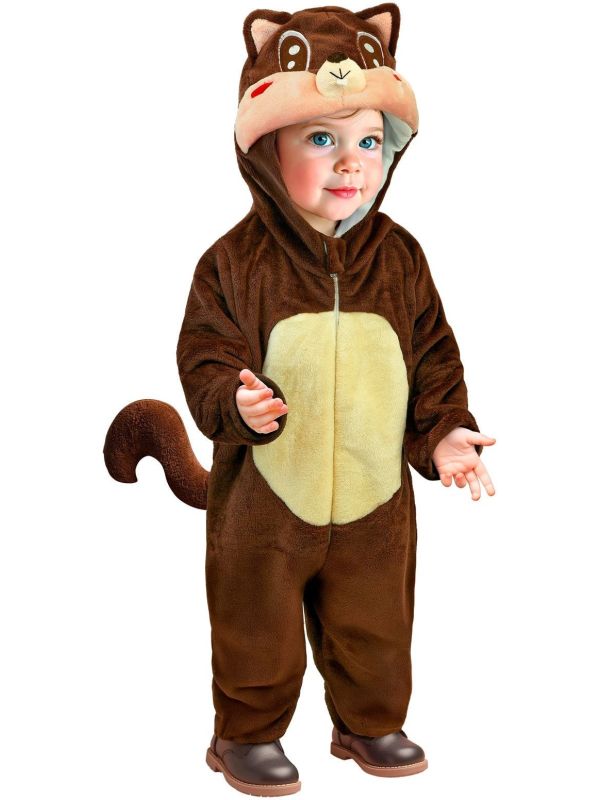 Bruine Eekhoorn Onesie Baby