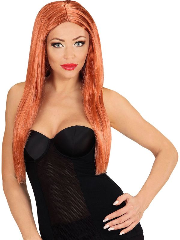 Bruine Glamour Pruik