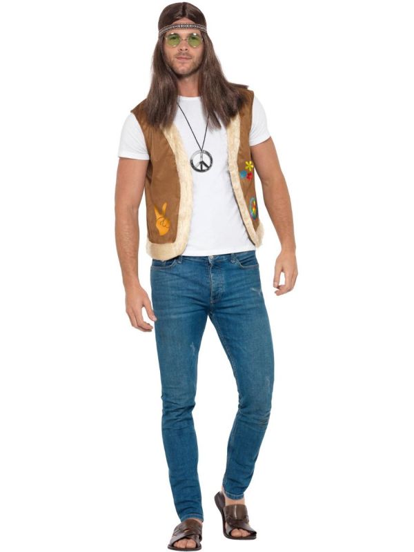 Bruine Hippie Vest