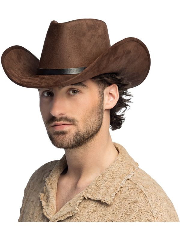 Bruine Hoge Rodeo Cowboyhoed