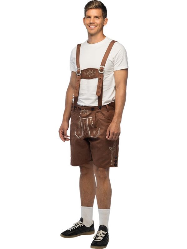 Bruine Lederhose Heren Oktoberfest
